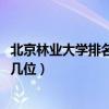 北京林业大学排名2022最新排名  北京林业大学计算机专业排名