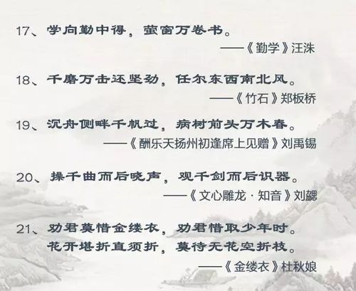 我最喜欢的一句古诗词演讲稿 我最喜欢的一首古诗词演讲稿