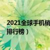 2021全球手机销量排名前十名  2021全球手机销量排行榜最新